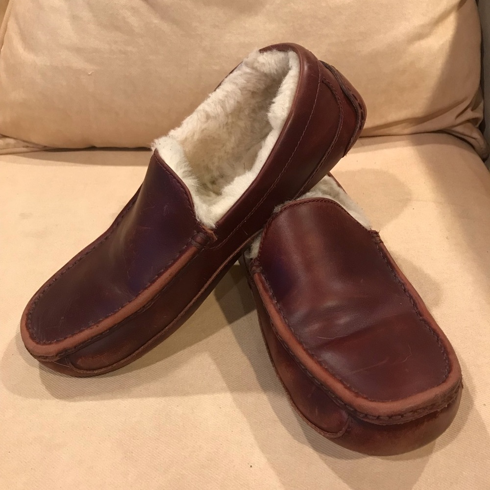 Men’s Ugg Ascot Slipper - Cordovan Leather
